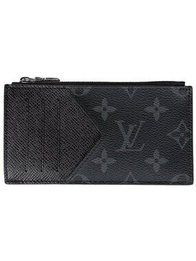 Louis Vuitton Coin Card Holder Case Taigarama Noir